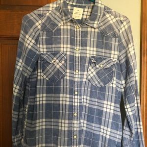 American Eagle Vintage Boyfriend Flannel